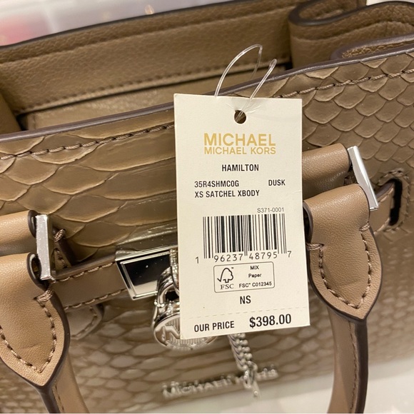 NWT Michael Kors Hamilton XS Mini Satchel - Picture 6 of 7